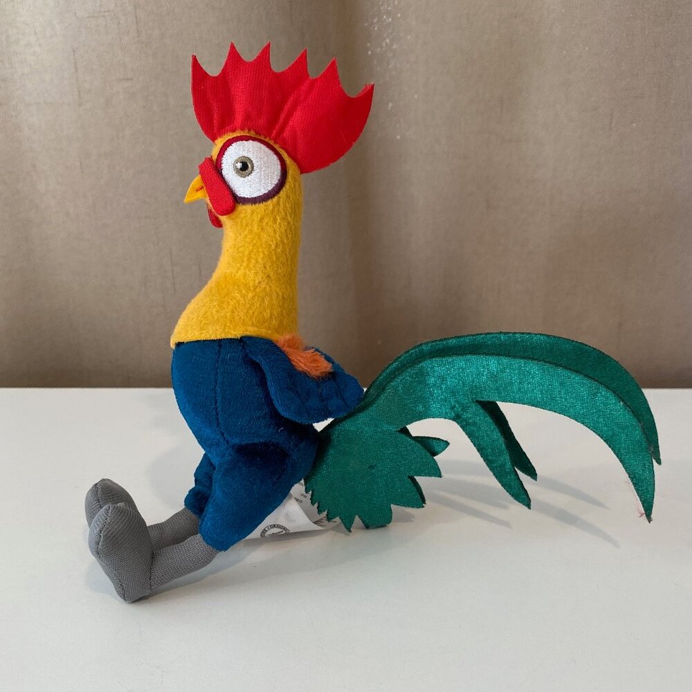 Disney Store Hei Hei Rooster Chicken Plush 13" Moana Stuffed‎ Animal Toy Genuine